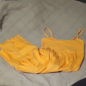 Old Navy Orange Midi Dress